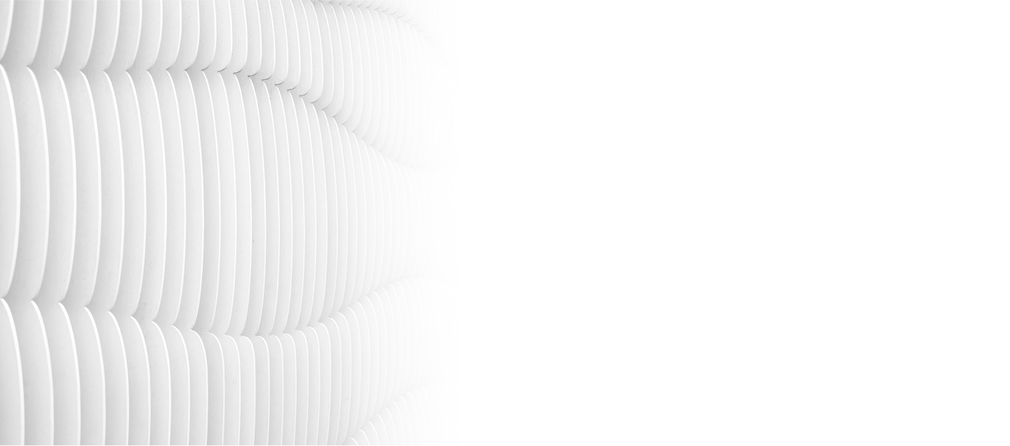 White, stylized protective barrier.