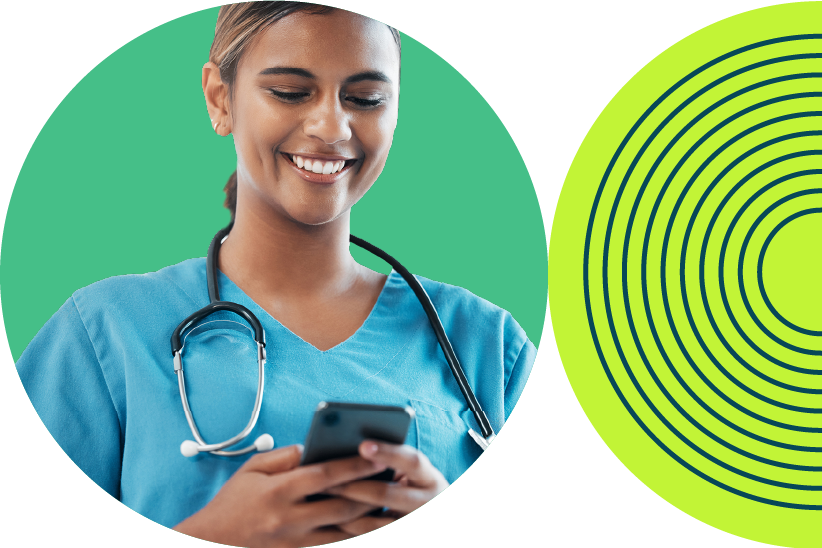 Header graphic for provider login portal