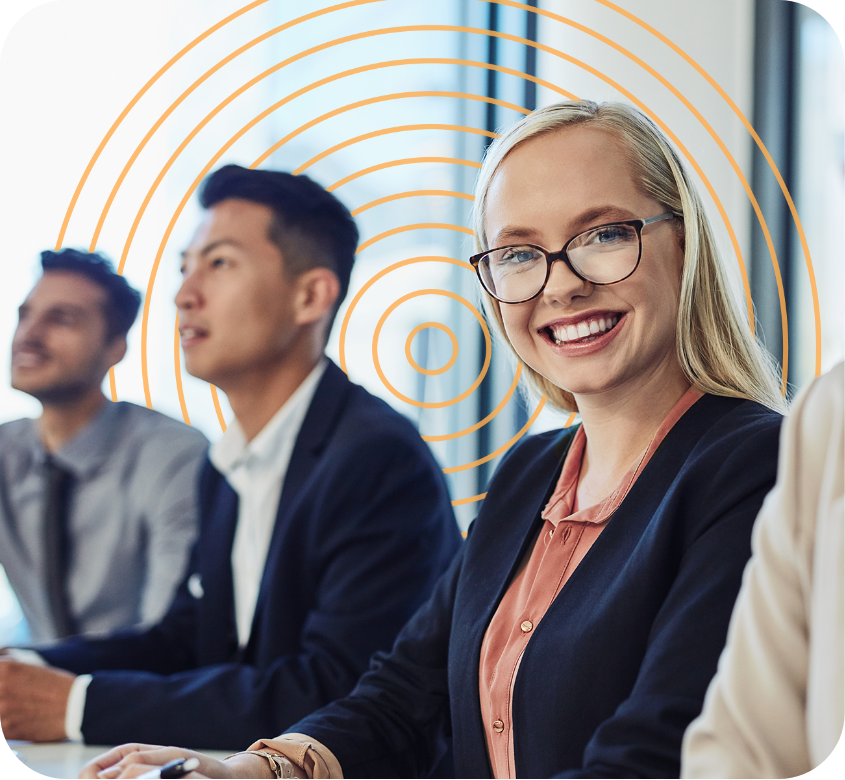 HR team in a meeting planning employee benefits strategy